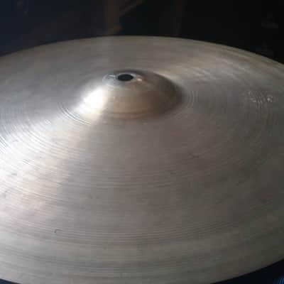 ZILDJIAN VINTAGE Avedis 15" LIGHT Hi Hat Cymbal 50S SMALL STAMP  935 G Sounds Great !!! image 6