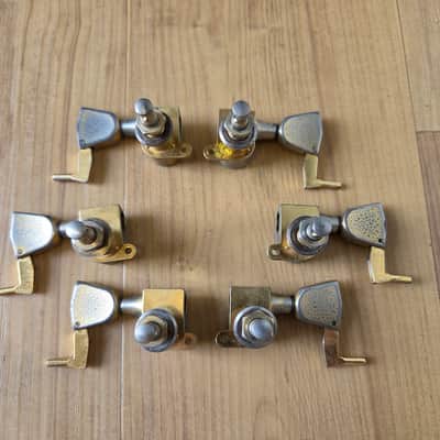 Set of Vintage 1980's Gibson Schaller Gold Flip-Out Crank Guitar Tuners! image 5