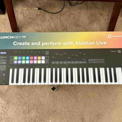 Novation Launchkey 49 MKIII MIDI Keyboard Controller - Black image 1