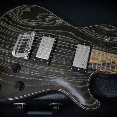 Knaggs Guitars Kenai Swamp Ash in Dark Side Drift with Pale Moon Ebony Fretboard & Navajo Sun Inlays image 6