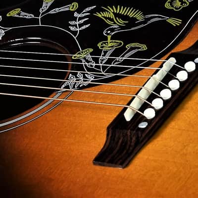 Gibson Hummingbird Standard Acoustic/Electric Guitar - Vintage Sunburst ~ Pristine! image 11