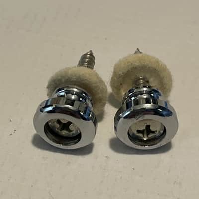 1990's Era Korean Ibanez RG270 RG & S Series Chrome Strap Buttons image 1