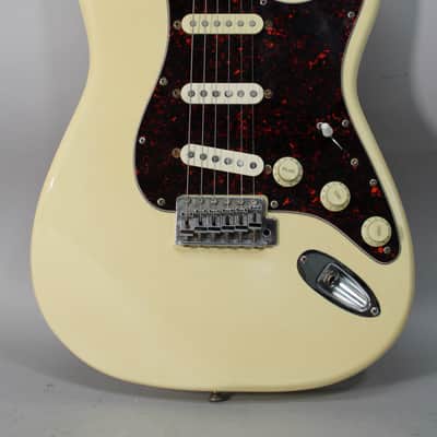 1992 Fender Squier Series Stratocaster MIK Rosewood Olympic White image 2