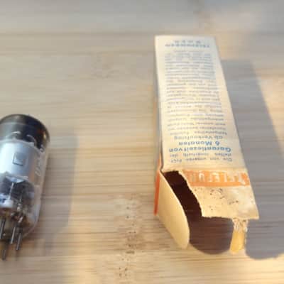 Rare 1958 NOS NIB TELEFUNKEN ef86 silver MEDICAL grade VERY STRONG tube preamp limiter tube mic U67 image 10