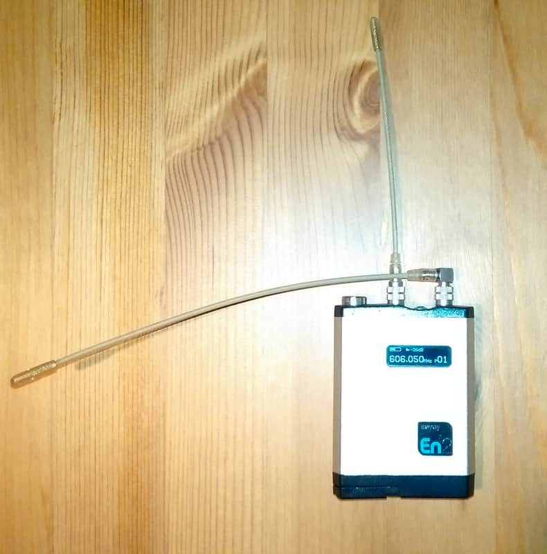 Envoy EN2 DX Bodypack True Diversity Receiver 606-646 MHz Range for UK & Europe image 1