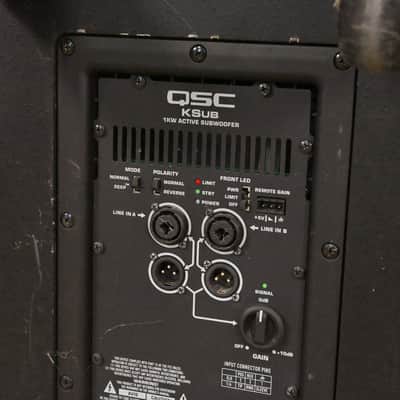 QSC KSub 1000W Dual 12" Powered Subwoofer CG011K0 image 8
