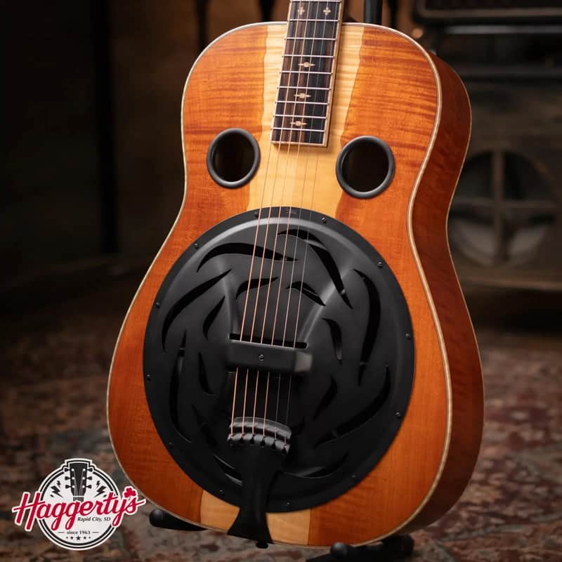 Beard Guitars Legacy E Model Round Neck - Custom Natural with Two Tone Upper Bout image 1