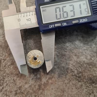 Gibson ABR-1 thumb wheels & pin posts 1950s 1960s - nickel image 10