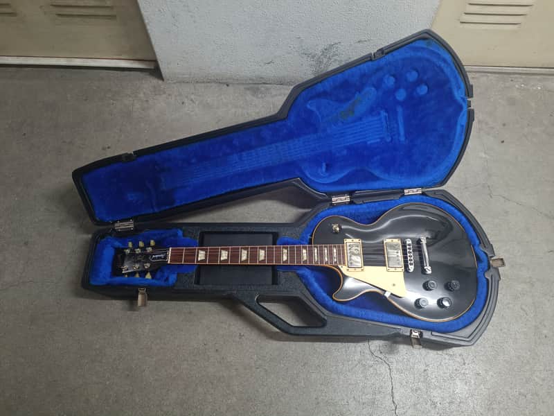1987 Gibson Les Paul Standard - Ebony - OHSC - Tim Shaw's? LH image 1