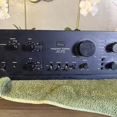 Sansui AU-919 1979s - Black face | Reverb