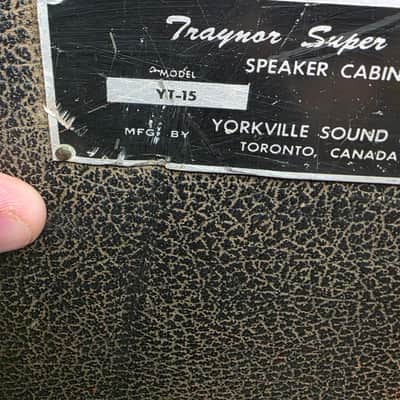 Traynor Bass cab 1970s yt-15 model image 8