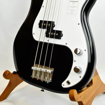 Fender Standard Precision Bass Black P Bass Ceramic Pickup Laurel Fretboard image 5