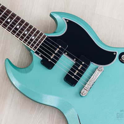 2023 Gibson Custom Shop 1963 SG Special Murphy Lab Light Aged Inverness Green w/ Case, Tags & CoA image 7
