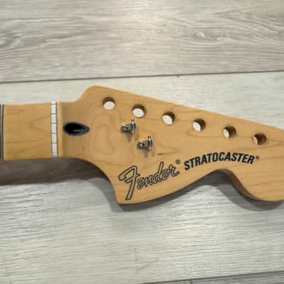 New Old Stock Open Box Fender Deluxe Maple Stratocaster Neck 22 Narrow Tall Frets 12" Radius image 1