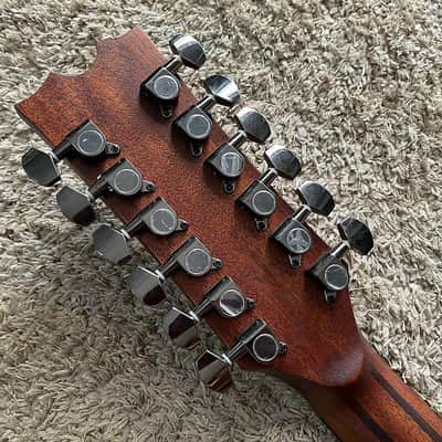 Dean 12 String Acoustic Guitar, Mahogany Body and Neck, Rosewood Fingerboard Fretboard image 8
