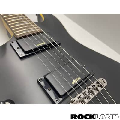 Schecter Demon 6 Satin Black Lefthand image 5
