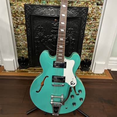 Epiphone Riviera Reissue 1994 - 1999 - Turquoise image 1
