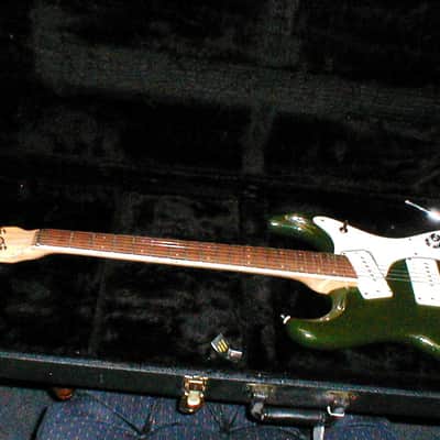 MOSRITE  1988 V88 DIAMOND MONEY GREEN  1988 USA GUITAR image 1