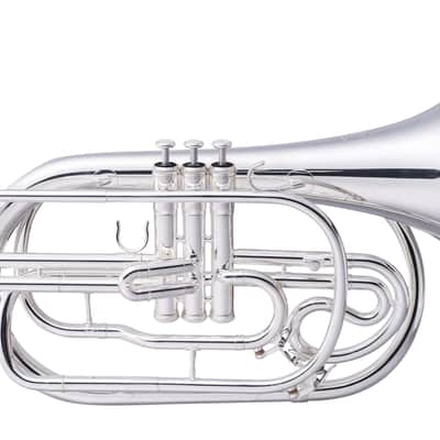 John Packer JP2052S Key of Bb Marching French Horn w/ABS Hard Plastic Case & Mouthpiece image 11