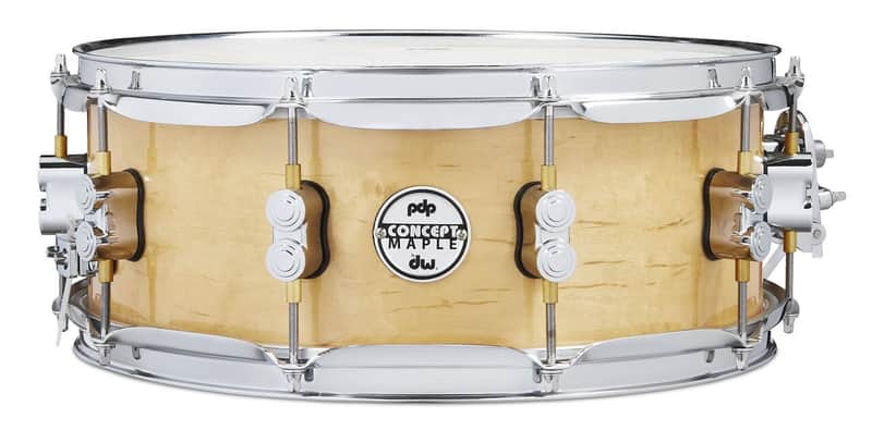 PDP Concept Maple Snare Drum with Chrome Hardware - 5.5x14 image 1