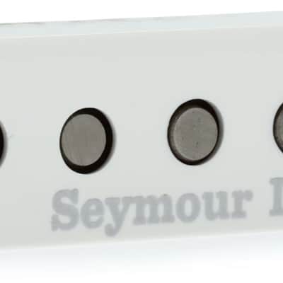 Seymour Duncan SSL-5 Custom Staggered Pole Neck/Bridge/Middle Strat Single Coil Pickup - White image 1