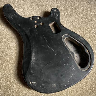 Black Lefty 4 String Bass Guitar Basswood Body image 2