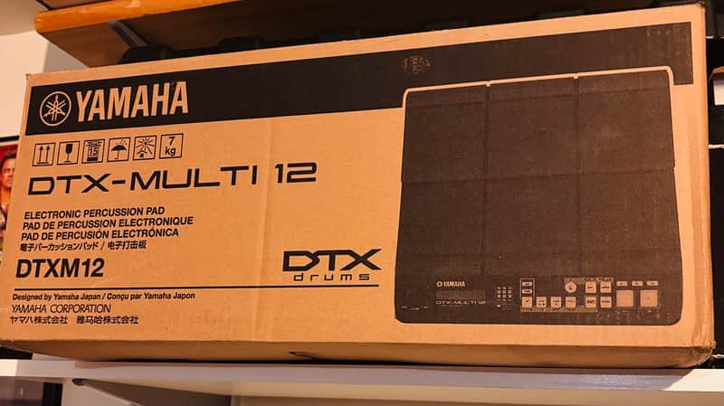 Yamaha DTX-Multi 12 Electronic Percussion Pad 2024 - Black image 1