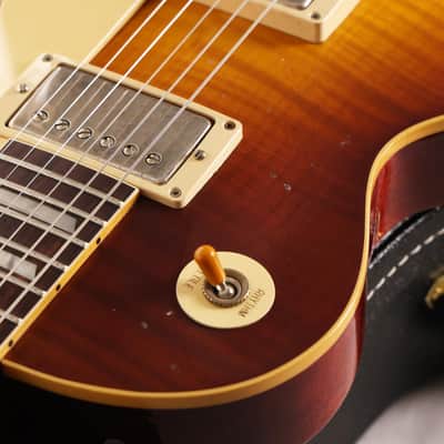 Gibson Custom Shop 1959 Les Paul Standard Reissue Light Aged Royal Teaburst image 8