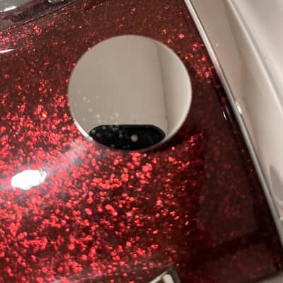 Gretsch USA Custom Snare 6.5x14 - Burgundy Sparkle image 9