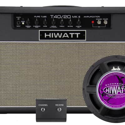 Hiwatt TB4020-212C 40/20 Watt 2-Channel 2x12 Guitar Combo Amplifier w/Spring Reverb image 3