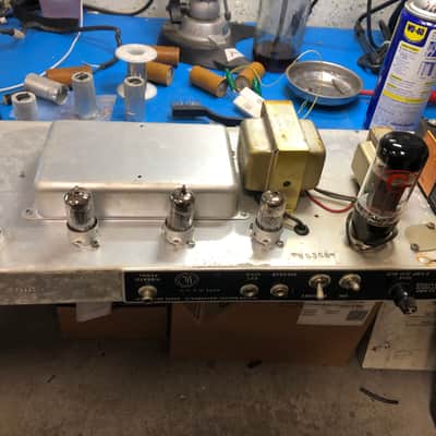 Vintage 1967 FENDER Band-Master AB763 Tube Amp Head~Black Panel/Faced & Clean~SEE VIDEO! *SALE* image 17