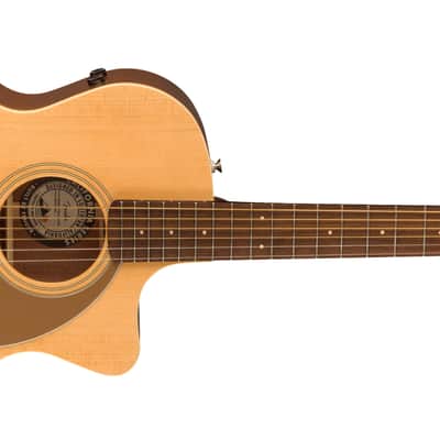 Fender Newporter Player Auditorium Size Acoustic Electric Guitar, Natural image 3