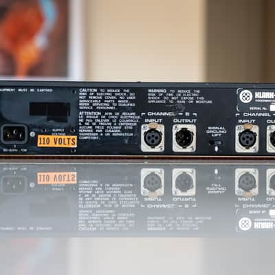 Klark Teknik DN 410 dn410 Dual Parametric Equalizer EQ Rack Module image 2
