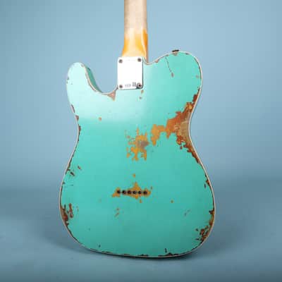2020 Fender Custom Shop 60 HS Telecaster Custom Heavy Relic Sea Foam Green L.E. image 6