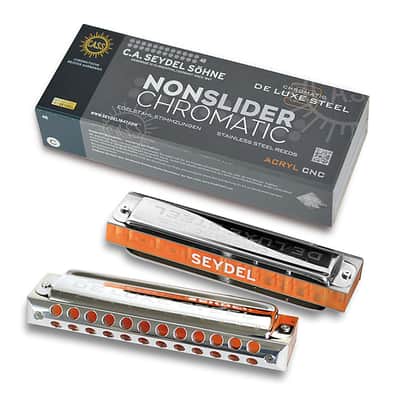 Seydel Non-Slider Chromatic Deluxe Steel, Key of G. New with Full Warranty! image 4