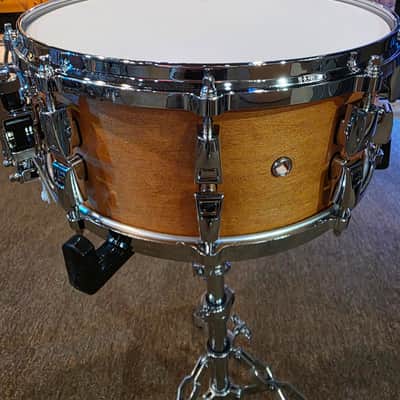 Yamaha AMS-1460 Absolute Hybrid Maple Snare - 6 x 14-inch - Vintage Natural image 1