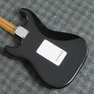 1958 Fender Stratocaster Body-Only Refin Black! w/OHSC&original bill of sale image 3