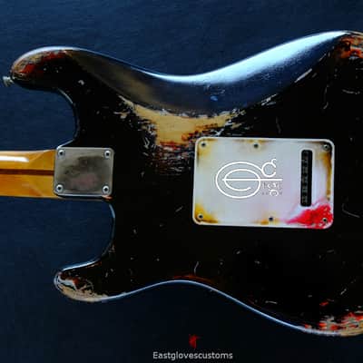 Fender Stratocaster Black Heavy Aged Relic image 9