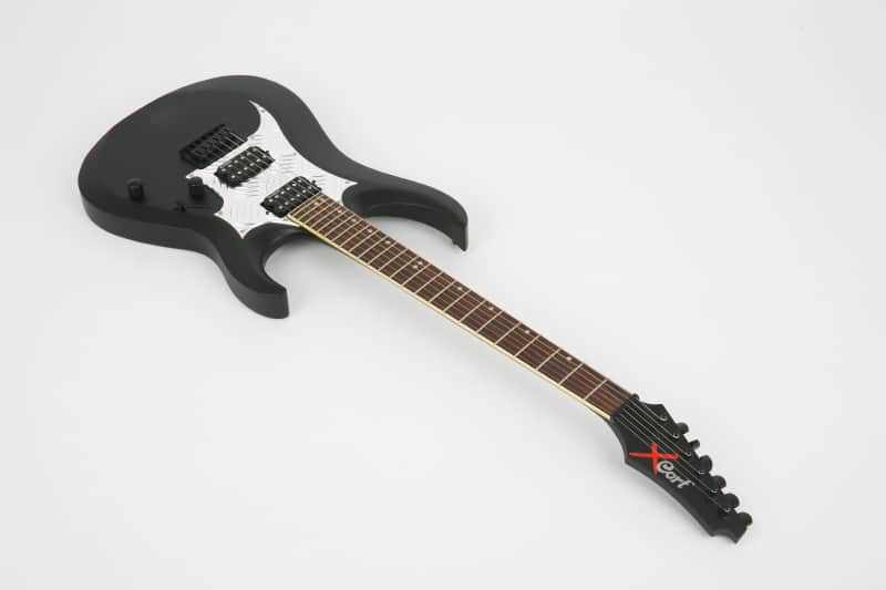 Cort X-THT1 Black Satin EMG-HZ Elecric Guitar HH Mahogany | Reverb