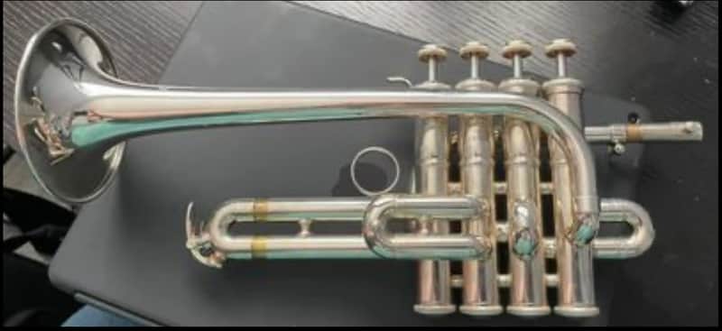 Yamaha YTR-9835 Custom Bb/A Piccolo Trumpet 2018 Silver-Plated image 1