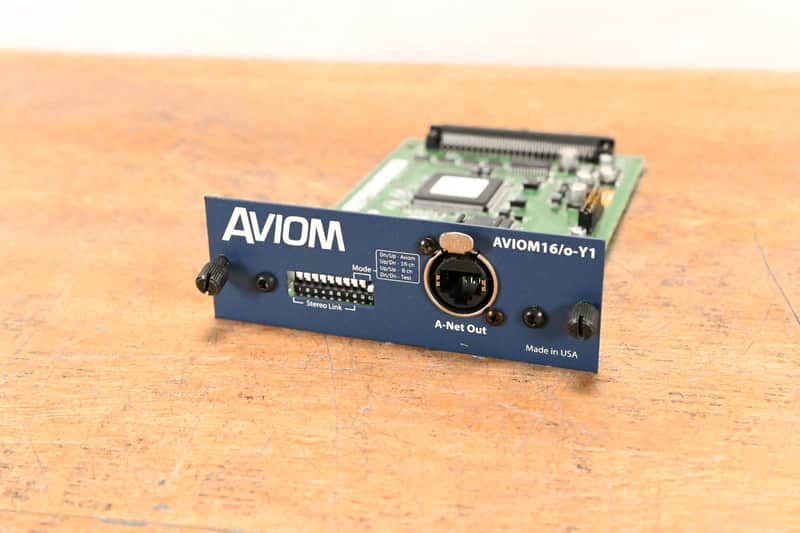 Aviom 16/o-Y1 A-Net Card for Yamaha Digital Products CG01PJN image 1