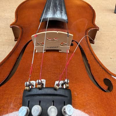 Josef Florenz Luby (Schonbach) 4/4 Violin Outfit w/ Bow & Hard Case – Used – Needs Chinrest Hardware Replacement image 7