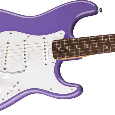 Squier Sonic® Stratocaster®, Laurel Fingerboard, White Pickguard, Ultraviolet image 4