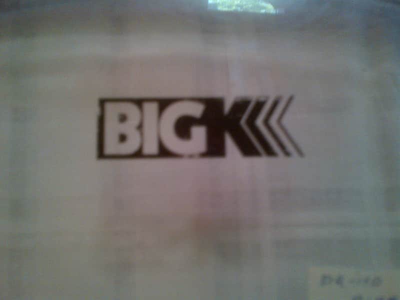 Big K clear" 18 drum head 1995 Clear image 1