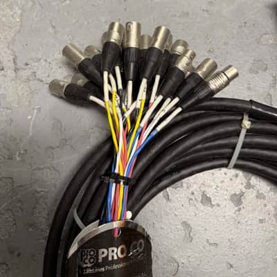 Pro Co SMA1604FBX-50 SMA Series 16x4 Stage Snake with XLR Returns - 50 foot image 3