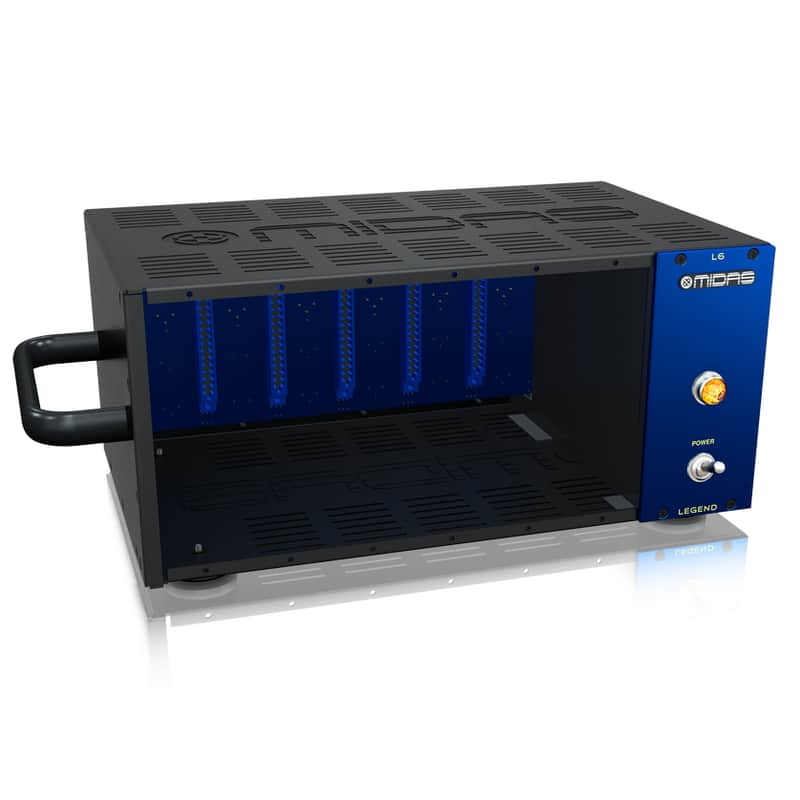 Midas L6 Legend 6-Slot Powered 500 Series Frame image 3