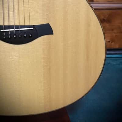 2007 R. Taylor Style 1 Swiss Alpine Spruce/ Beautiful Straight Grain Cocobolo/ Flame Koa Binding image 9