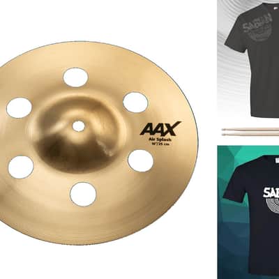 Sabian *Pre-Order* AAX 10" AIR SPLASH Cymbal | Effect | Bundle & Save | Made in Canada | Special Order | Authorized Dealer image 1