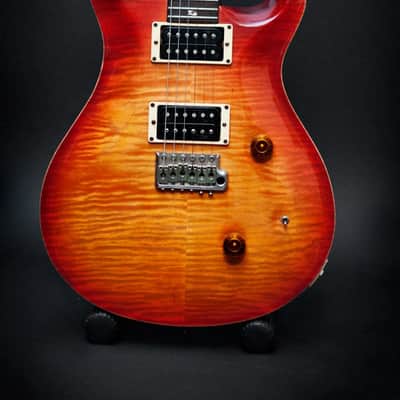 Vintage Early 1986 PRS Custom 24 Cherry Sunburst with Birds 1985 pots Collector Rare WOW top Signed image 6