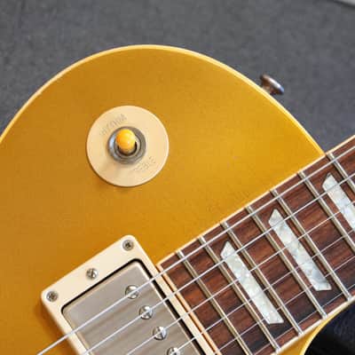 2000 Gibson Custom Shop R7 Les Paul Standard Tom Murphy Aged Electric Guitar Antique Gold + OHSC image 3
